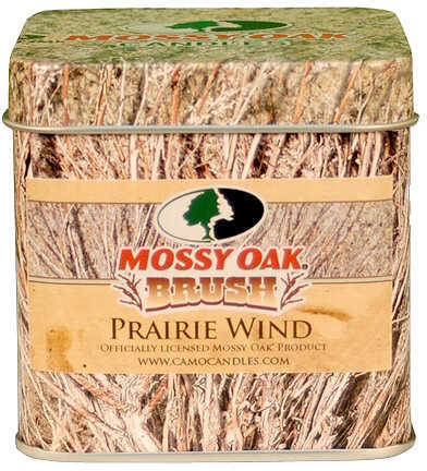 Camo Candles Mossy Oak Brush - Prairie Wind Slip Top Tin 3x3x3