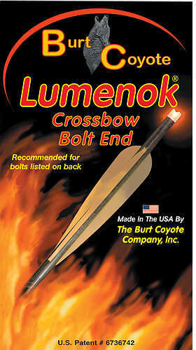 Lumenok Crossbow Nock HD Orange Gold Tip Flat 3 pk. Model: GTF3