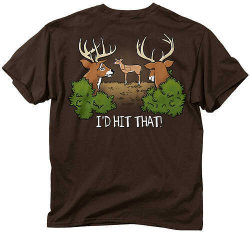 Buckwear Hit That - Deer T-Shirt S/S Lg Brown