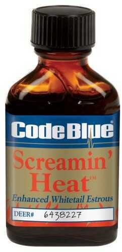 Code Blue Screamin' Heat Deer Estrous Attractant, 1 Ounce Jar