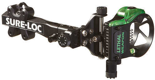 Sure Loc Lethal Weapon Sight W/Retina Lock 5 Pin - .019" RH Black