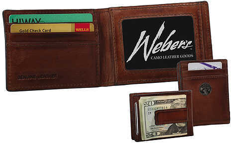 Weber Leather Front Pocket Wallet W/Concho
