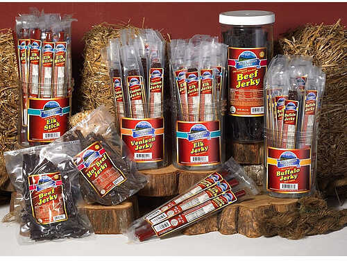 Pacific Mtn Farms Jerky Bits 3Oz. Package Hot
