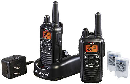Midland LXT600Vp3 2 Way Radio W/Batteries & Charger 36 Chl, 30 Mile 2/Pk.