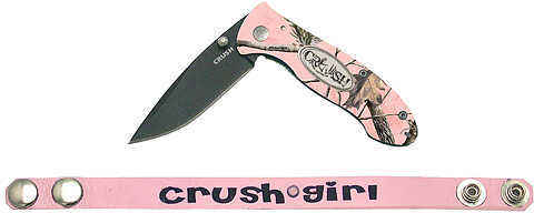 Kutmaster Crush Girl Folding Knife W/Matching Belt Clip