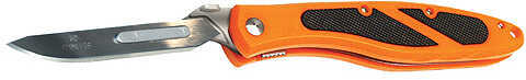 Havalon Piranta Edge Folding Skinning Knife 2 3/4" Blades W/12 60XT Orange