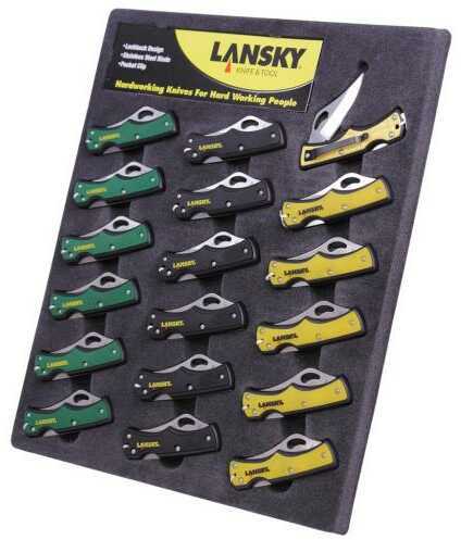 LANSKY KNIFE DISPLAY 18pc SMALL LOCKBACK Model: LKN045