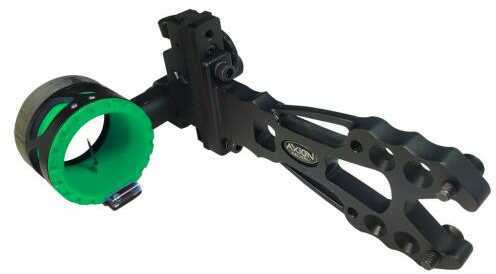 Axion Shift Single Pin Sight Black/Green 1 Pin .019 RH Model: AAA-4100-B-G
