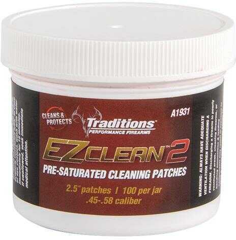 Traditions EZ Clean 2 Pre-Saturated Cleaning Patches 100 Per Jar Model A1931