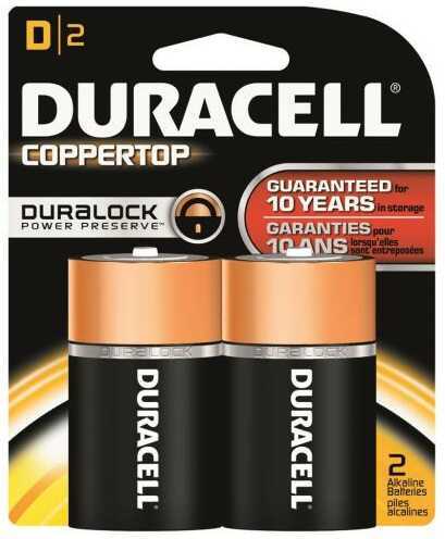 Duracell Coppertop Battery D 2 pk. Model: 041333213019