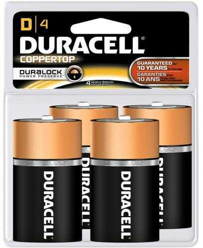 Duracell Coppertop Battery D 4 pk. Model: 041333430010