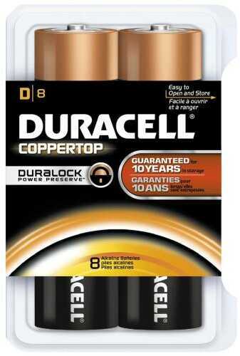 Duracell Coppertop Battery D 8 pk. Model: 041333933641