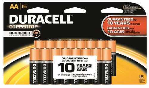 Duracell Coppertop Battery AA 16 pk. Model: 041333704647