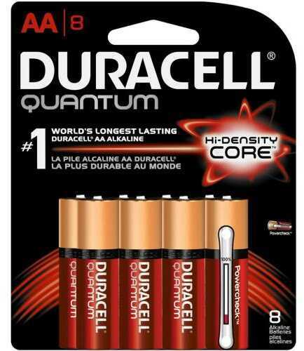 Duracell Quantum Battery AA 8 pk. Model: 041333662251