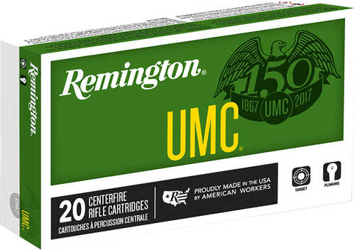 Remington UMC Centerfire Rifle Ammo 6.8 Rem. SPC 115 gr. FMJ 20 rd. Model: R24035
