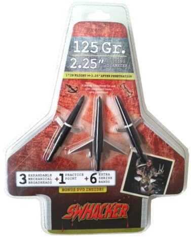Swhacker 2 Blade Broadhead 125 gr. 2.25in. 3 pk. Model: SWH00202