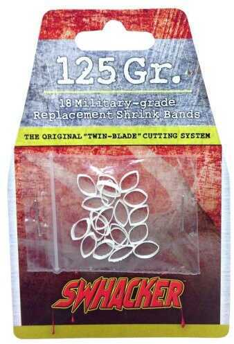Swhacker Replacement Bands 2 Blade 125 gr. 18 pk. Model: SWH00206