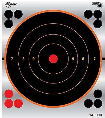 EzAim Reflective Bullseye Target 9 in. 6 pk. Model: 15232