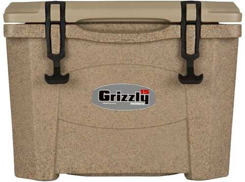 Grizzly RotoMolded Cooler Sandstone 15 qt. Model: IRP-9100-S