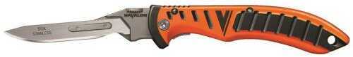 Havalon Knives Piranta Fitment Forge, 2 3/4" Blade Length, Nylon Sheath, Orange Handle, Clam Package Md: XTC-60ARHO