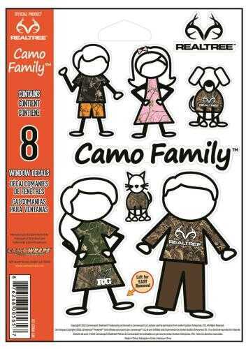 SEI Camo Family Realtree Decal 8 pc. Model: RT-CFAM-SM