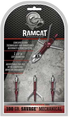Ramcat Savage Mechanical Broadhead 100 gr. 3 pk.-img-0