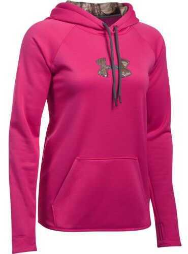 Under Armour Women's Icon Caliber Hoodie Pink Small Model: 1286058-654-SM