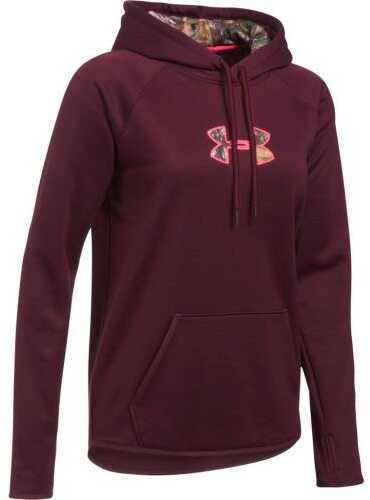 Under Armour Women's Icon Caliber Hoodie Red Medium Model: 1286058-916-MD