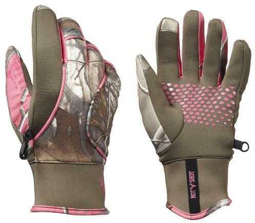 Hot Shot Doe Ladies Glove Realtree Xtra/Pink Medium Model: 04-247LC-P-M