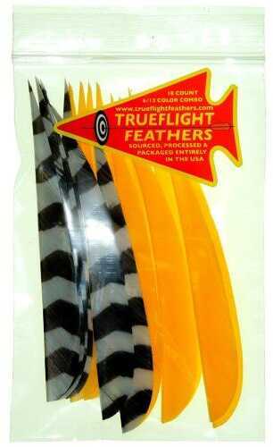 Trueflight Feather Combo Pack Barred/Yellow 5 in. LW Shield Model: 21933