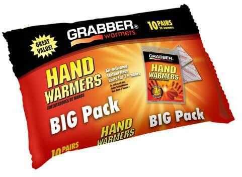 Grabber Hand Warmer 7 Hour 10 pr. Bag 8 pk. Model: HWPP10DISPLAYUSA-8