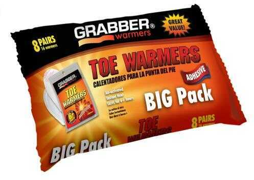 Grabber Toe Warmers 8 pr. 8 pk. Model: TWES8DISPLAYUSA
