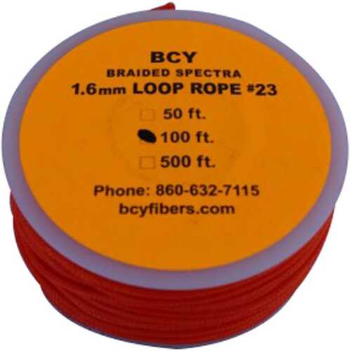 BCY Size 23 Loop Rope Neon Orange 100 ft. Model: 