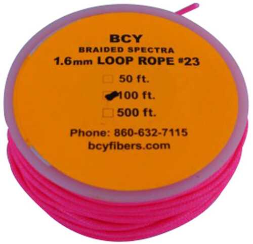 BCY Size 23 Loop Rope Pink 100 ft. Model: 