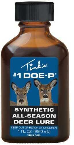 Tinks Game Scent #1 Doe-P Synthetic 1Oz Glass B Model: W5257