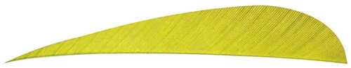 Trueflight Parabolic Feathers Yellow 4 in. RW 100 pk. Model: 11504