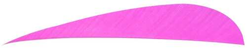 Trueflight Parabolic Feathers Pink 4 in. RW 100 pk. Model: 11502