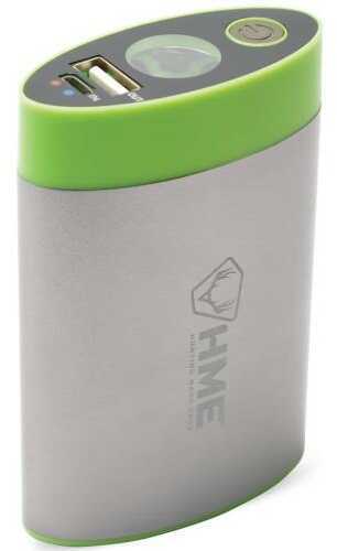 HME Hand Warmer Rechargeable 5 Hour W/Led Torch Light