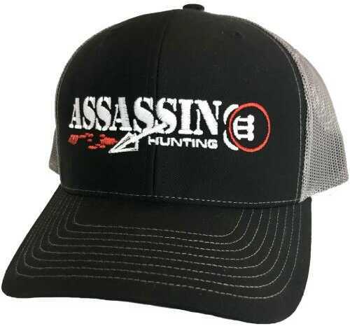 Assassin Mesh Back Hat Bloodtrail Black/Charcoal OSFA Model: HATBLKCHLARCHMESH
