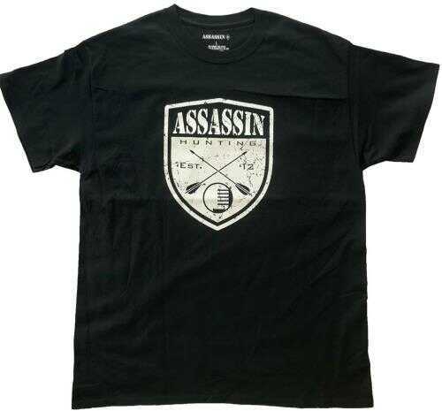 Assassin T-Shirt Shield Black Large Model: MTBLKARCHSHIRLD-L