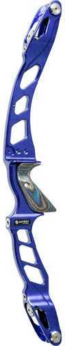 Sanlida Miracle X10 Recurve Riser Blue 25 in. Left Hand