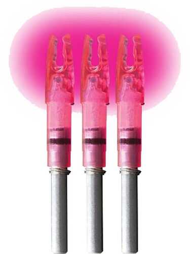Lumenok Lighted Nock Pink H 3 pk.-img-0
