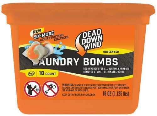 Dead Down Wind 118018 Laundry Detergent Bombs 12.24 Oz 18 Count Unscented