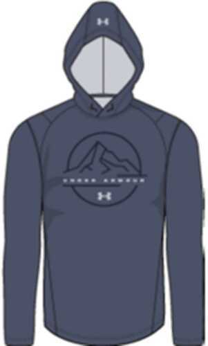 Under Armour Mens Tech Terry Outdoor Hoodie Utility Blue Medium Model: 1328171-496-md