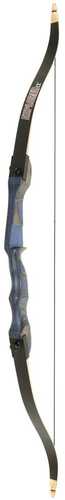 October Mountain Explorer CE Recurve Bow 54in. 15lbs. Blue RH Model: