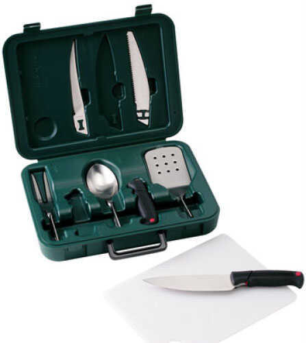Kershaw Camp Tool Trader Quick-Lock mechanisms Allows You Easily Change blades/Tools - 2 Co-Polymer Handles 6" Cook
