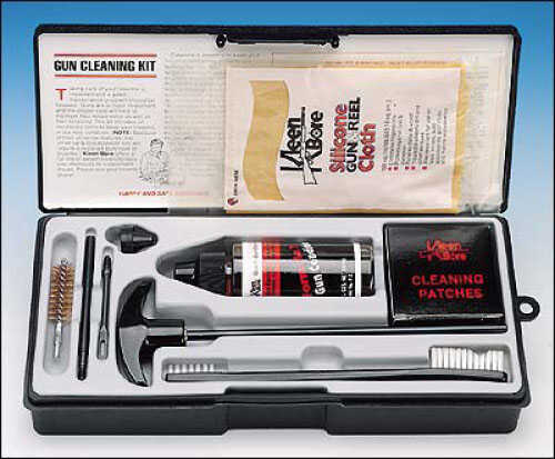Kleen-Bore Classic Handgun Kit .40/.41/10mm 1-Pc Steel Rod (10") - Swivel Handle Accessory Adapters Utility Brush