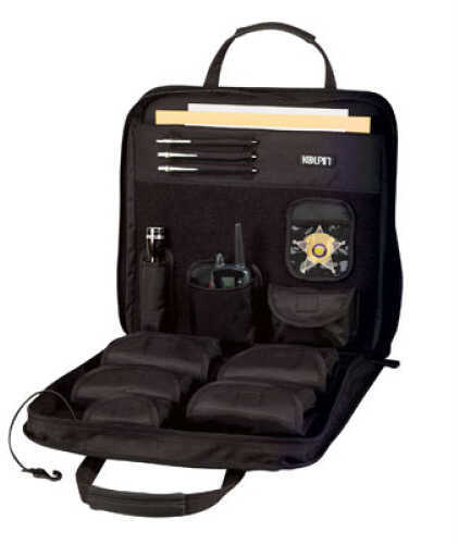 Kolpin Deluxe Seat Organizer - Black Heavy-Duty Zipper closes Into a Convenient carrying Case With Rubberized