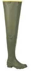 Lacrosse Big Chief Hip Waders OD-Green 32In Non-Insulated Size 8