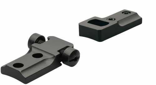 Leupold Std Two-Piece Base - Reversible Front Weatherby Mark V/ Vanguard, Matte Machined Steel Construction